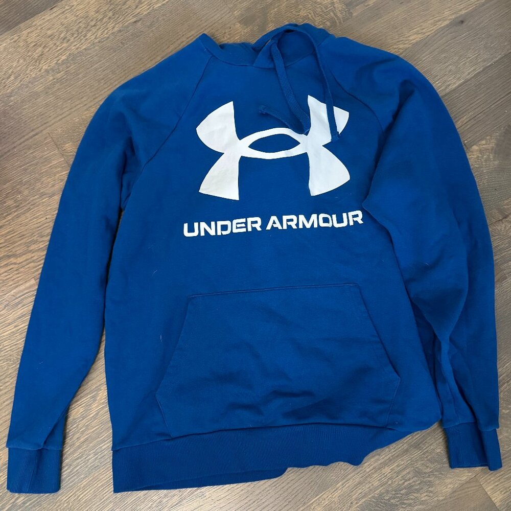 Men's Under Armour Hoodie - Cobalt Blue - Size Large
